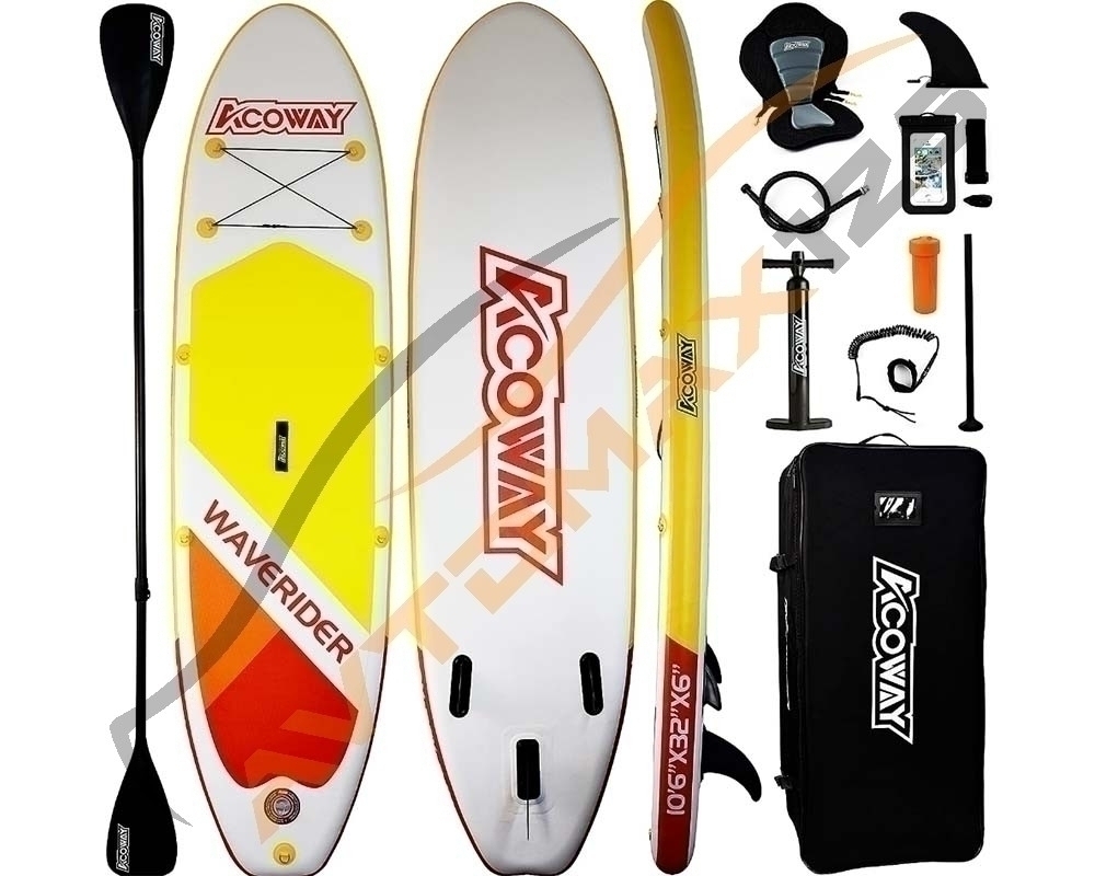 SUP-доска полный комплект 320*80*15 (однослойная, 3 плавника)
